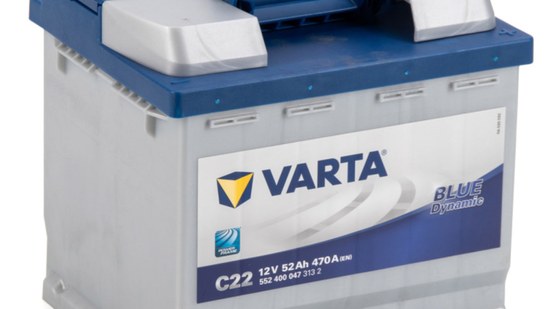 Baterie Varta Blue Dynamic C22 52Ah 470A 12V 5524000473132