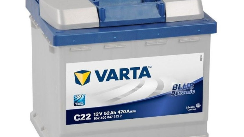 Baterie Varta Blue Dynamic C22 52Ah 470A 12V 5524000473132