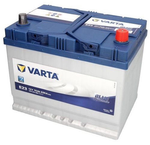 Baterie Varta Blue Dynamic E23 70Ah / 630A 12V 570412063
