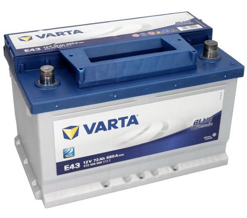 Baterie Varta Blue Dynamic E43 72Ah 680A 12V 5724090683132