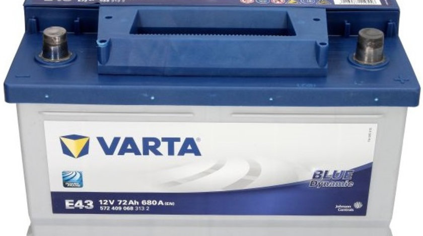 Baterie Varta Blue Dynamic E43 72Ah 680A 12V 5724090683132