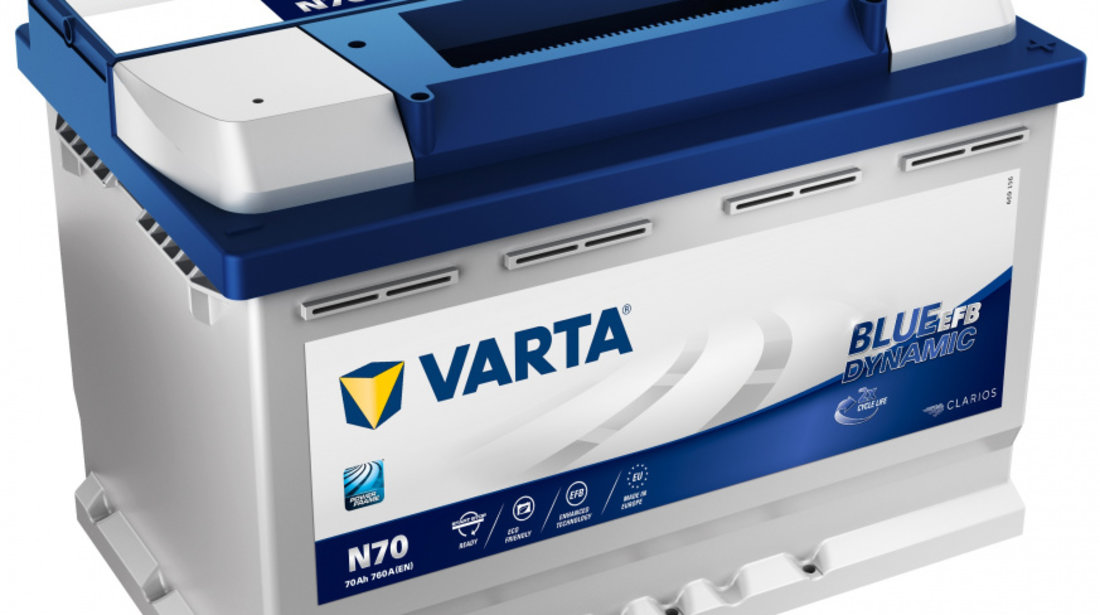 Baterie Varta Blue Dynamic EFB 12V 70AH 760A 570500076D842