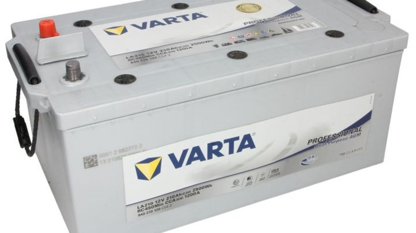 Baterie Varta Professional Dual Purpose 210h / 1200A 12V VA840210120