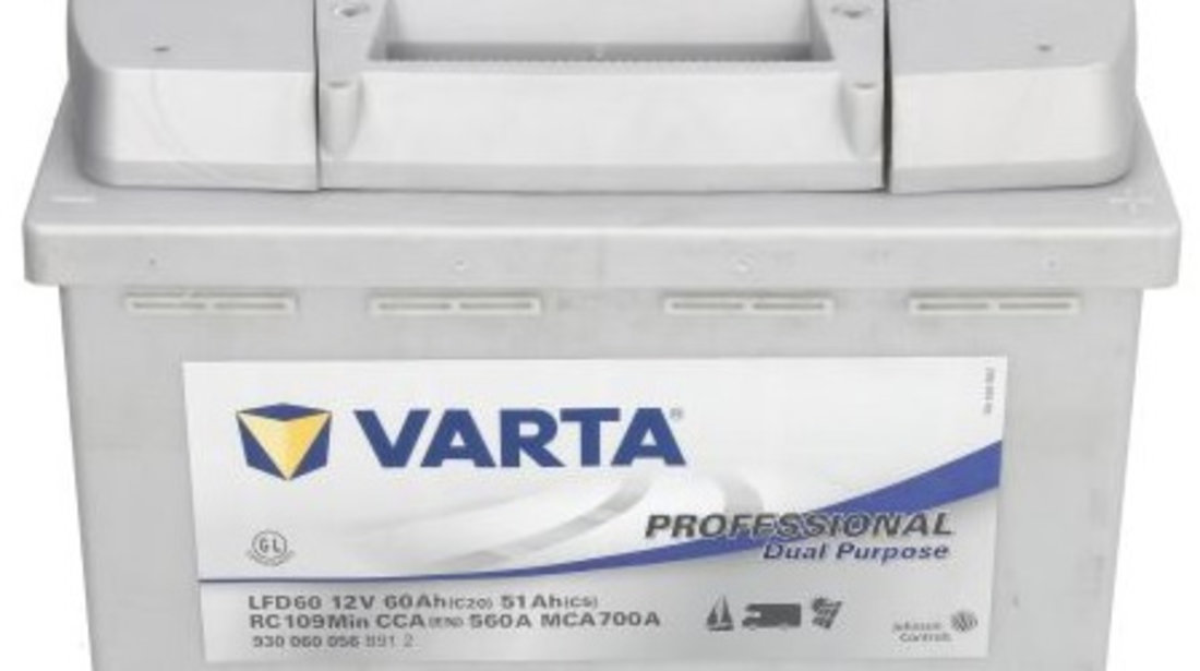 Baterie Varta Professional Dual Purpose 60h / 560A 12V VA930060056