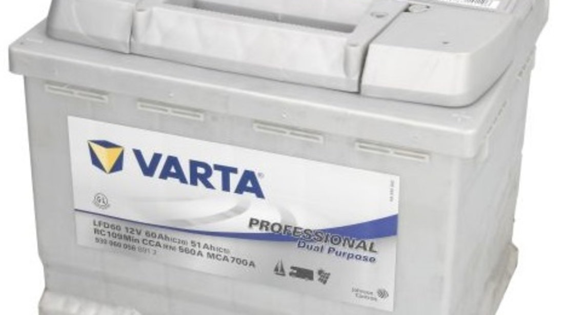 Baterie Varta Professional Dual Purpose 60h / 560A 12V VA930060056