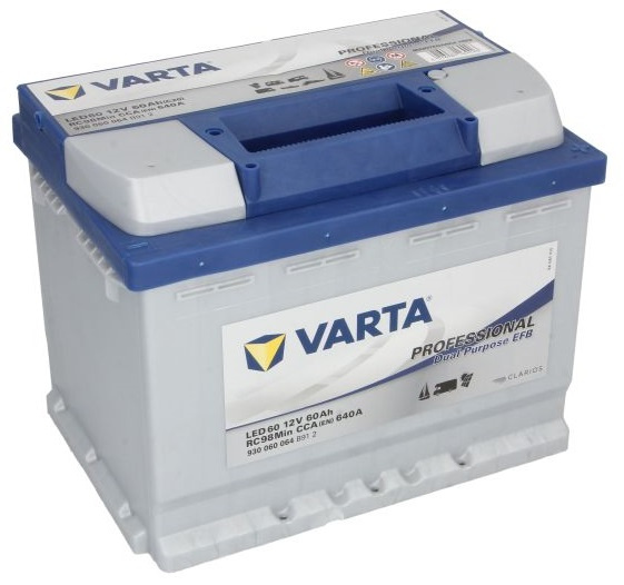Baterie Varta Professional Dual Purpose 60h / 640A 12V VA930060064