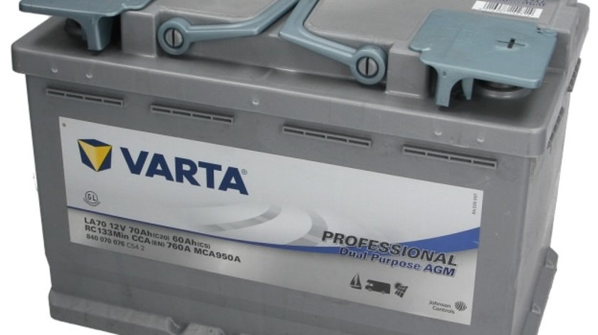 Baterie Varta Professional Dual Purpose 70h / 760A 12V VA840070076