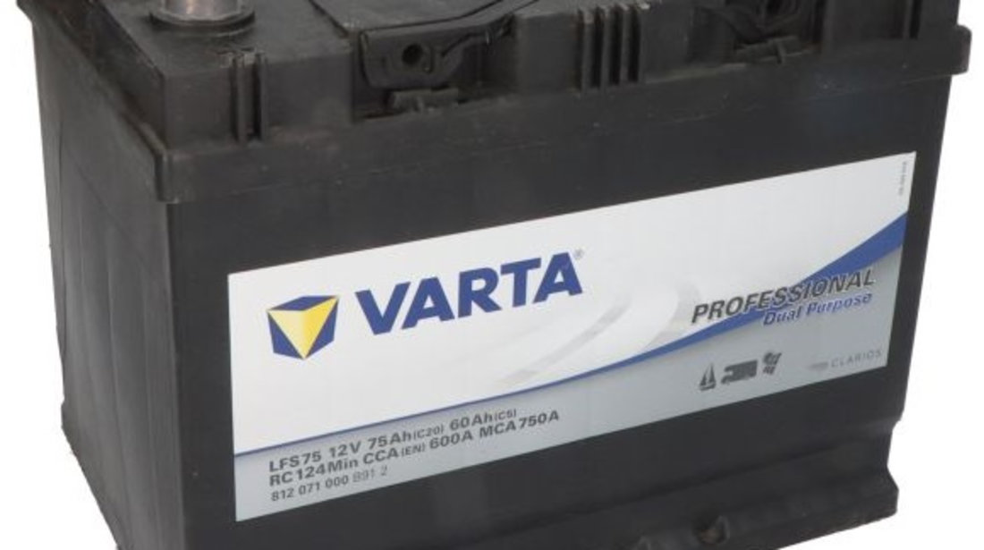 Baterie Varta Professional Dual Purpose 75h / 420A 12V VA812071000