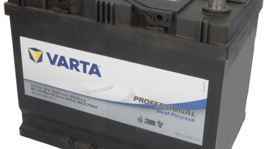Baterie Varta Professional Dual Purpose 75h / 420A 12V VA812071000