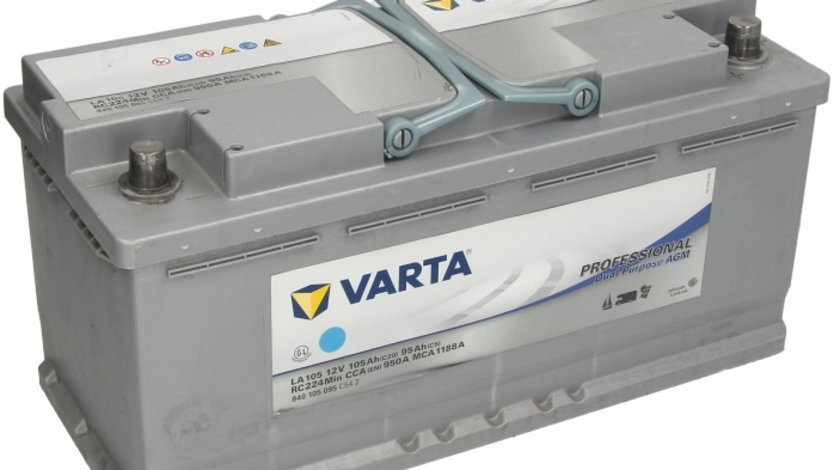 Baterie Varta Professional Dual Purpose Agm 105h / 950A 12V VA840105095