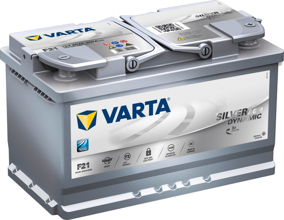 Baterie Varta Silver AGM Start-Stop 80Ah 800A F12 580901080