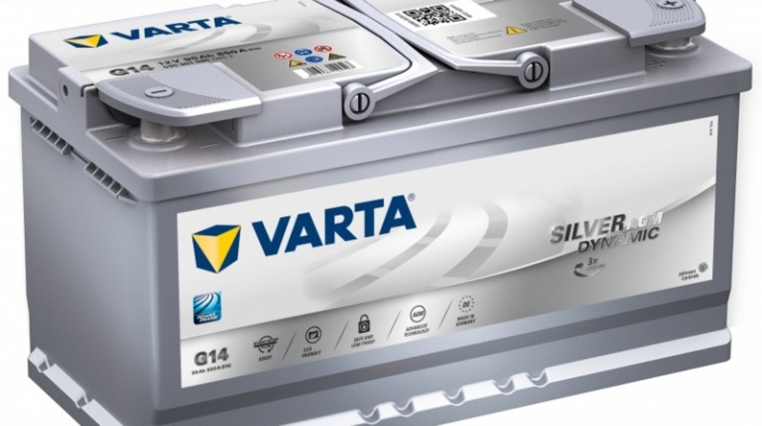 Baterie Varta Silver AGM Start-Stop 95Ah G14 595901085D852