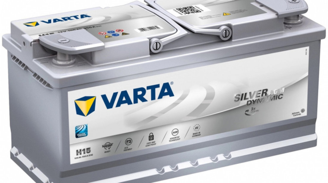 Baterie Varta Silver Dynamic AGM Start-Stop H15 105Ah 950A 12V 605901095D852