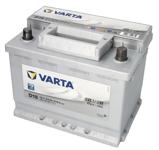 Baterie Varta Silver Dynamic D15 63Ah 610A 12V 5634000613162