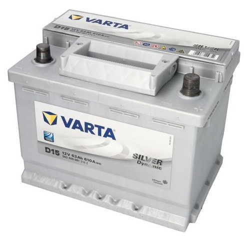 Baterie Varta Silver Dynamic D15 63Ah 610A 12V 5634000613162