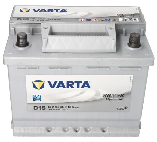 Baterie Varta Silver Dynamic D15 63Ah 610A 12V 5634000613162