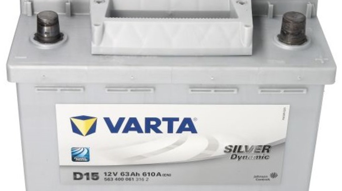 Baterie Varta Silver Dynamic D15 63Ah 610A 12V 5634000613162