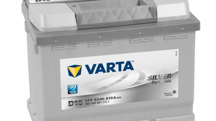 Baterie Varta Silver Dynamic D15 63Ah 610A 12V 5634000613162