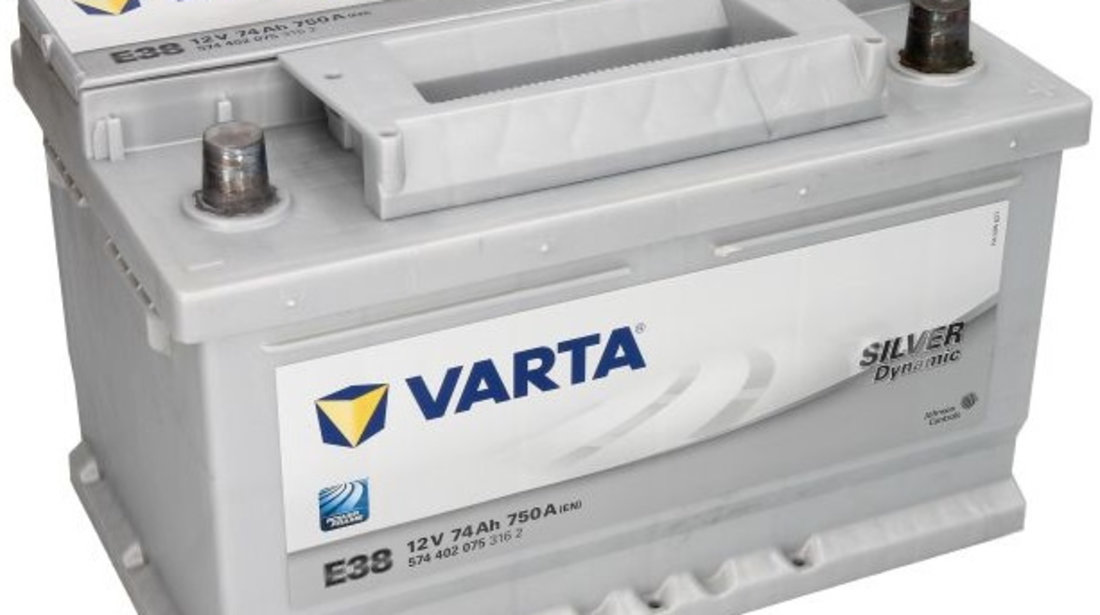 Baterie Varta Silver Dynamic E38 74Ah 750A 12V 5744020753162