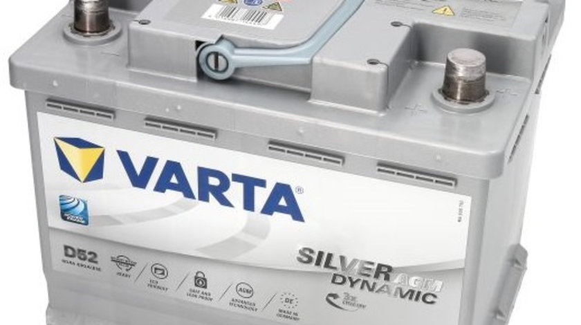 Baterie Varta Start & Stop Agm D52 60Ah / 680A 12V 560901068
