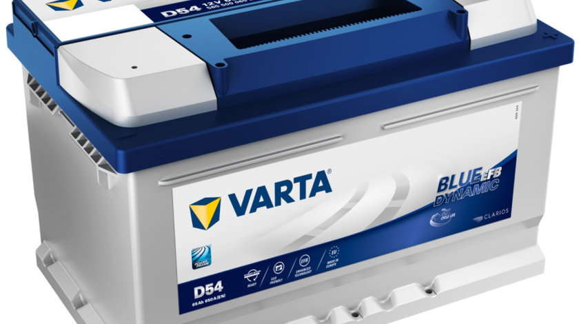 Baterie Varta Start &amp; Stop EFB D54 65Ah 650A 12V 565500065D842