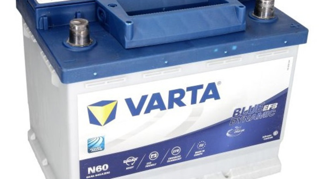 Baterie Varta Start &amp; Stop Efb N60 60Ah / 640A 12V 560500064