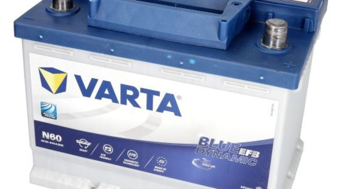 Baterie Varta Start &amp; Stop Efb N60 60Ah / 640A 12V 560500064