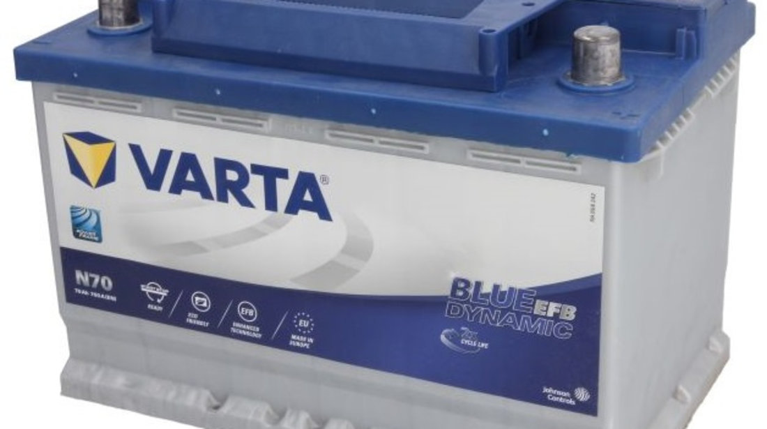 Baterie Varta Start &amp; Stop Efb N70 70Ah / 760A 12V 570500076