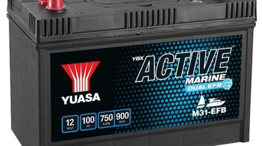 Baterie Yuasa Active Leisure &amp; Marine 12V 100Ah 800A M31-EFB