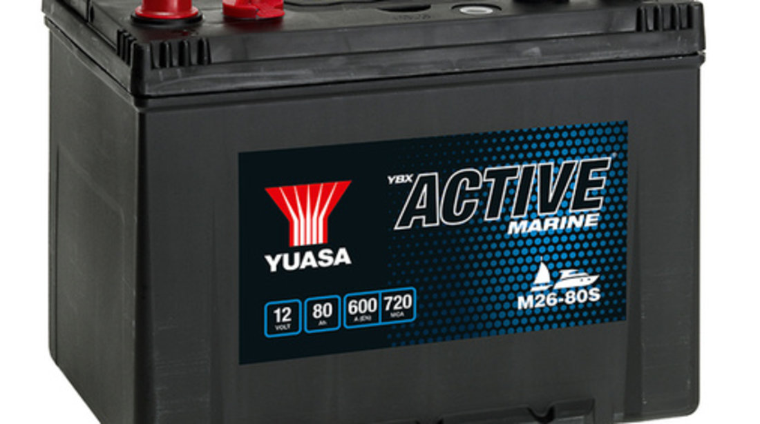 Baterie Yuasa Active Marine Start 12V 80Ah 680A M26-80S