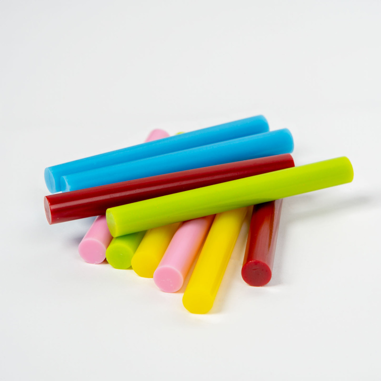 Baton termoadeziv - 11 x 100 mm - culoarat macaron- 10 buc/pachet 11117A