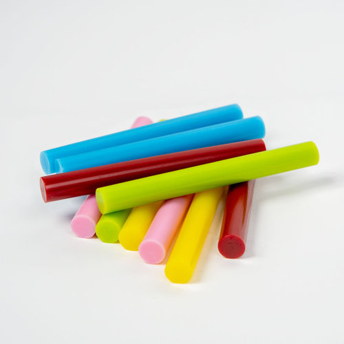 Baton termoadeziv - 11 x 100 mm - culoarat macaron- 10 buc/pachet 11117A