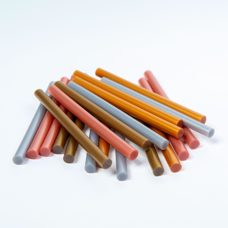 Baton termoadeziv -7 x 100 mm - coloare metalică - 10 buc/pachet 11116C