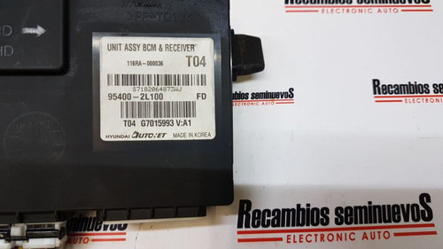 BCM Panou sigurante HYUNDAI I30 116RA-000036 / 116RA 000036 / 116RA000036 / 95400-2L100 / 95400 2L10...