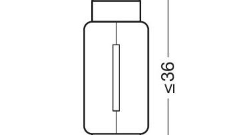 Bec 12v c5w original set 10 buc osram UNIVERSAL Universal #6 6418