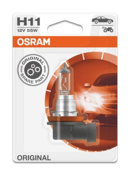 BEC 12V H11 55 W ORIGINAL BLISTER 1 BUC OSRAM 64211-01B OSRAM