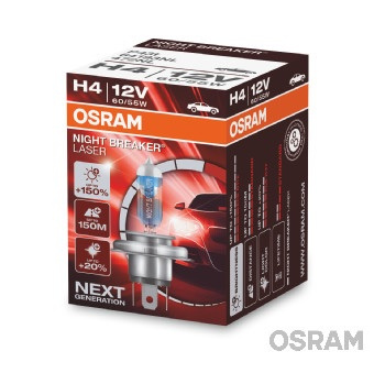 BEC 12V H4 60/55 W NIGHT BREAKER LASER NextGen +150% OSRAM 64193NL OSRAM