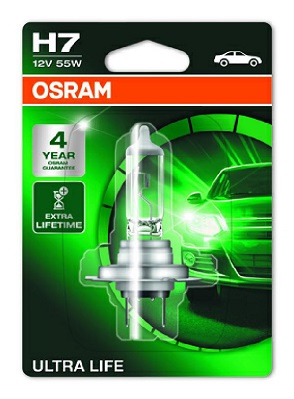 BEC 12V H7 55 W ULTRA LIFE BLISTER 1 BUC OSRAM 64210ULT-01B OSRAM