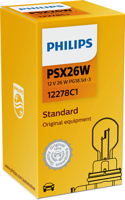 BEC 12V PSX26W HIPER VISION PHILIPS 12278C1 PHILIPS