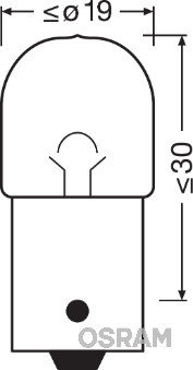 BEC 12V R5W ORIGINAL SET 10 BUC OSRAM 5007 OSRAM