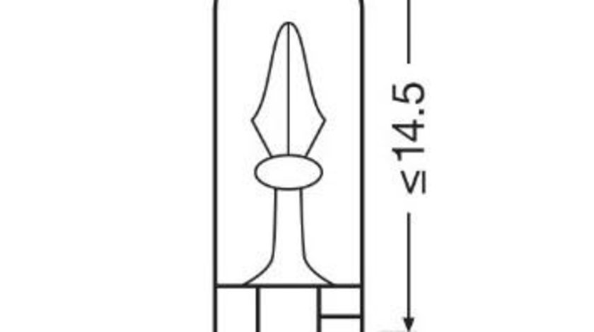 Bec 12v w1.2w original set 10 buc osram UNIVERSAL Universal #6 2721