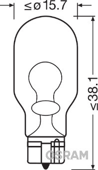 BEC 12V W16W ORIGINAL SET 10 BUC OSRAM 921 OSRAM