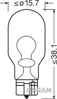 BEC 12V W16W ORIGINAL SET 10 BUC OSRAM 921 OSRAM