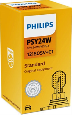 Bec 12v24w Psy24w Argintiu/galben Pachet Simplu Philips Land Rover 12180SV+C1