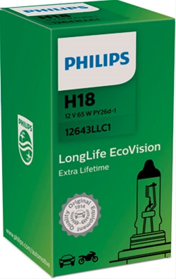 Bec 12v65w H18 Philips 12643LLC1