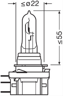 Bec 24v20/60w Tip H15 Osram 64177