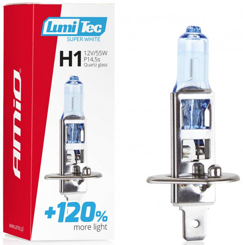 Bec Amio H1 12V 55W LumiTec SuperWhite +120% 02135