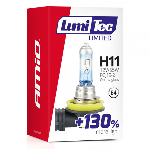 Bec Amio H11 12V 55W +130% LumiTec 02134
