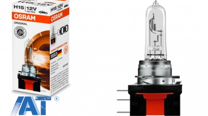 Bec Auto Halogen compatibil cu far Osram 64176 H15 12V 15/55W