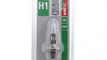 Bec Auto Halogen Pentru Far H1 55W 12V Unitec 9130...